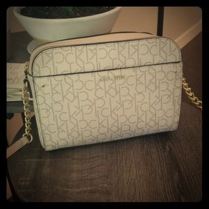 Calvin Klein Monogram Logo Crossbody Bag